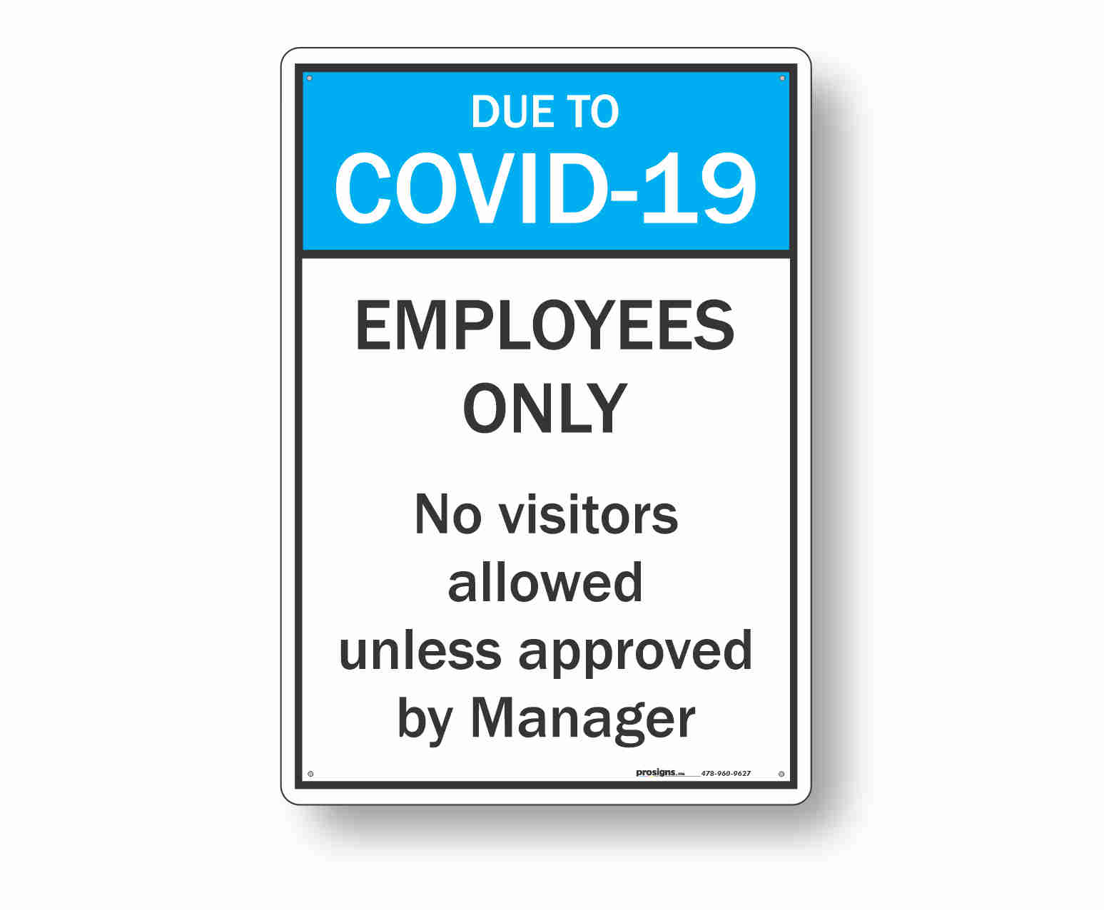 Covid-19 employees only