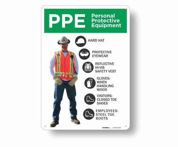 Safety Instructions: PPE man